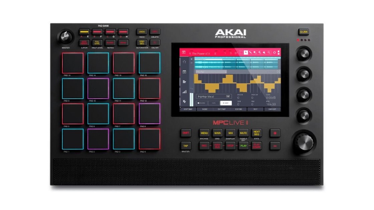 Akai Professional MPC Live II, top view (MPC Live family)